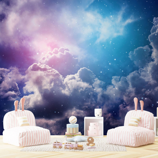 Papel pintado panorámico para niños - Infantil - Nubes