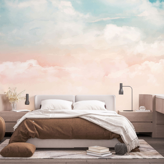 Papel pintado panorámico para niños - Infantil - Nubes