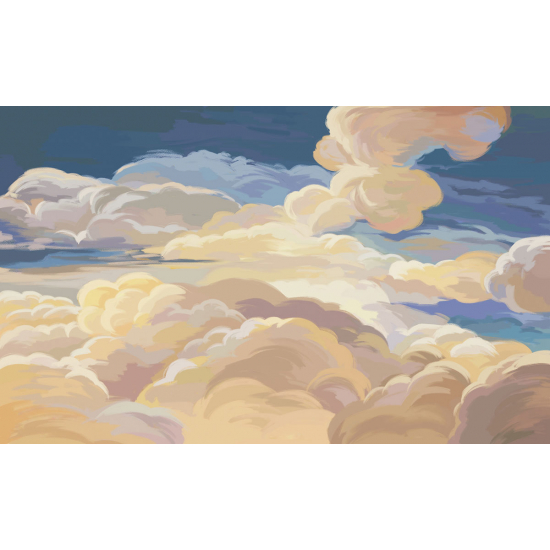 Papel pintado panorámico para niños - Infantil - Nubes