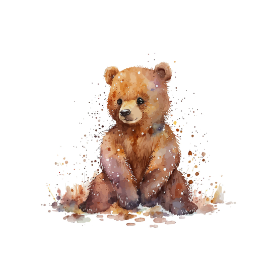 Papel pintado panorámico para niños - Infantil - Osito