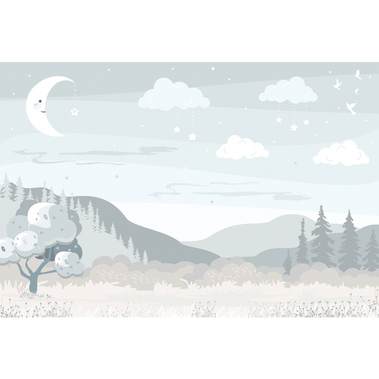 Papel pintado panorámico para niños - Infantil - Paisaje