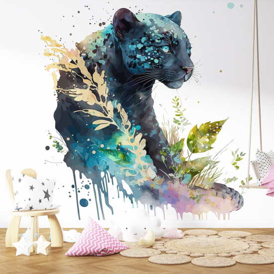 Papel pintado panorámico para niños - Infantil - Pantera negra