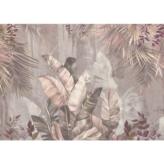 Papel pintado panorámico para niños - Infantil - Plantas tropicales