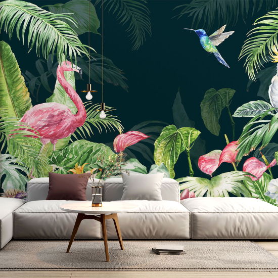 Papel pintado panorámico para niños - Infantil - Selva tropical