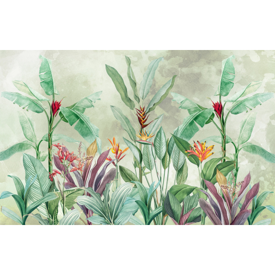 Papel pintado panorámico para niños - Infantil - Tallos de banano