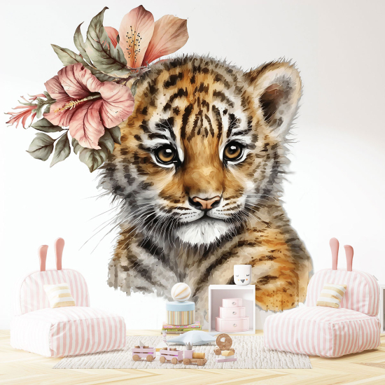 Papel pintado panorámico para niños - Infantil - Tigre