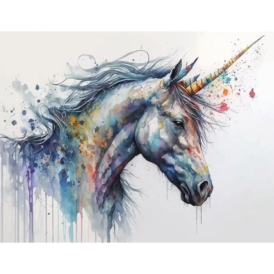 Papel pintado panorámico para niños - Infantil - Unicornio