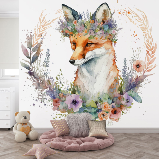 Papel pintado panorámico para niños - Infantil - Zorra