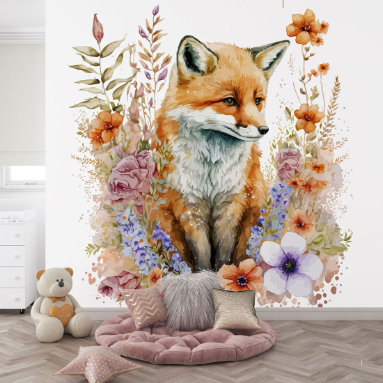 Papel pintado panorámico para niños - Infantil - Zorra
