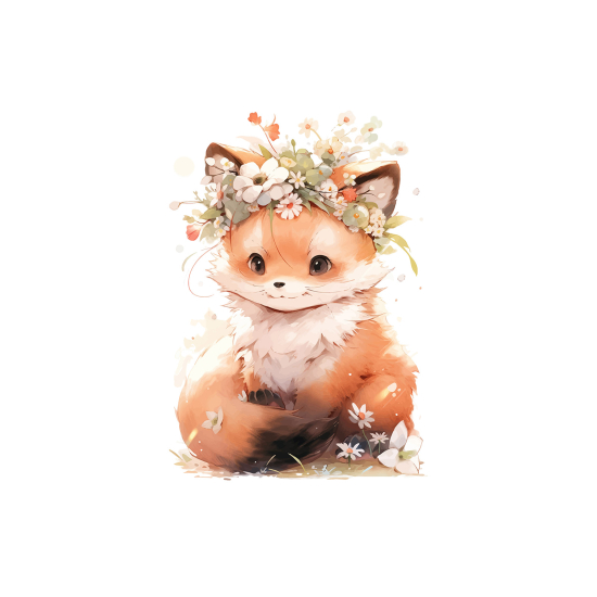 Papel pintado panorámico para niños - Infantil - Zorro