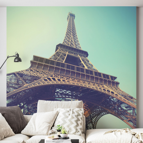Papel pintado panorámico - París Torre Eiffel