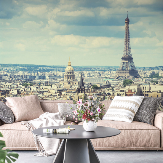 Papel pintado panorámico - París Torre Eiffel