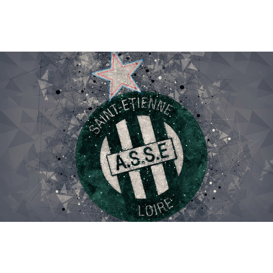 Papel pintado panorámico Pie / Fútbol - A.S.S.E Saint-Étienne