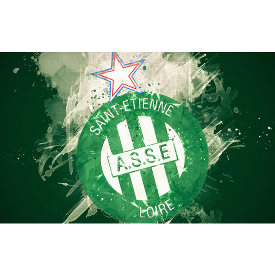 Papel pintado panorámico Pie / Fútbol - A.S.S.E Saint-Étienne
