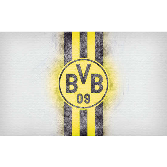 Papel pintado panorámico Pie / Fútbol - BVB 09 - Borussia Dortmund