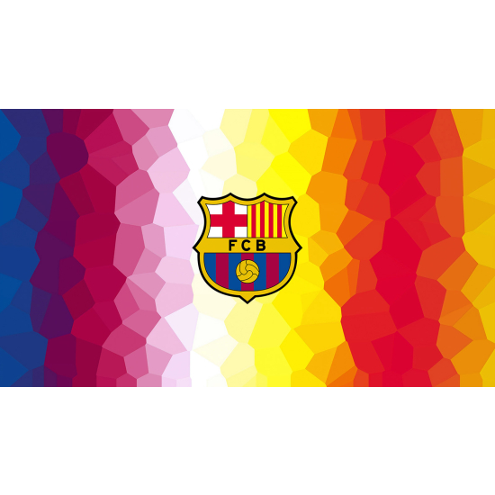 Papel pintado panorámico Pie / Fútbol - FCB Barcelona