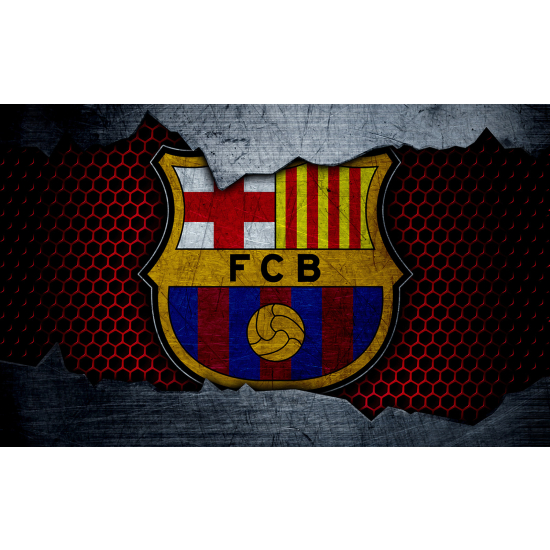 Papel pintado panorámico Pie / Fútbol - FCB Barcelona