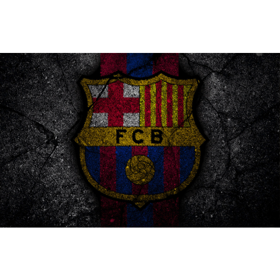 Papel pintado panorámico Pie / Fútbol - FCB Barcelona