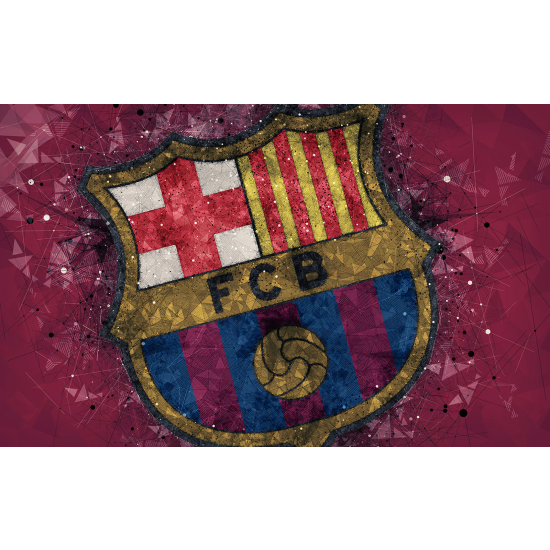 Papel pintado panorámico Pie / Fútbol - FCB Barcelona