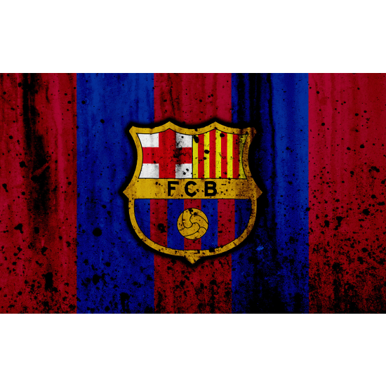 Papel pintado panorámico Pie / Fútbol - FCB Barcelona