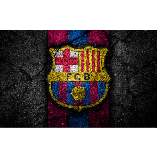Papel pintado panorámico Pie / Fútbol - FCB Barcelona