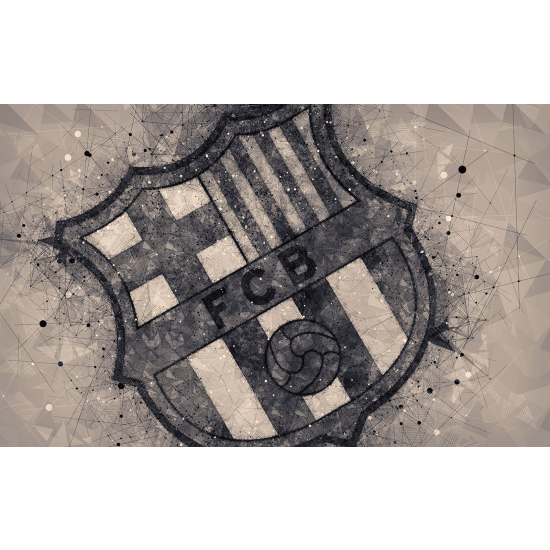 Papel pintado panorámico Pie / Fútbol - FCB Barcelona