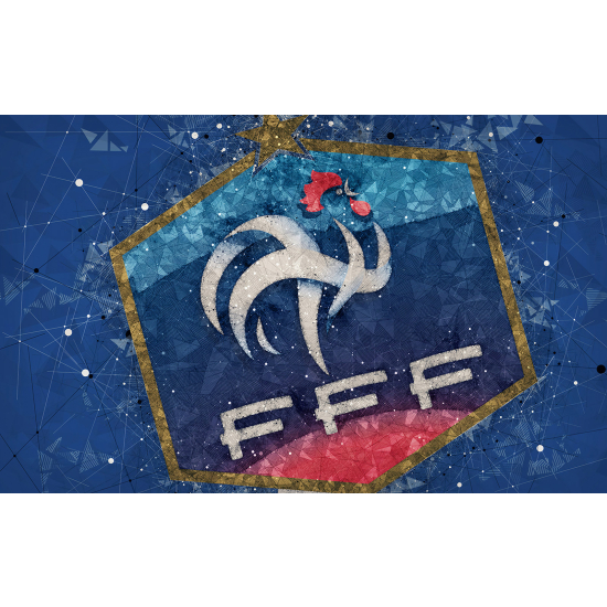 Papel pintado panorámico Pie / Fútbol - FFF