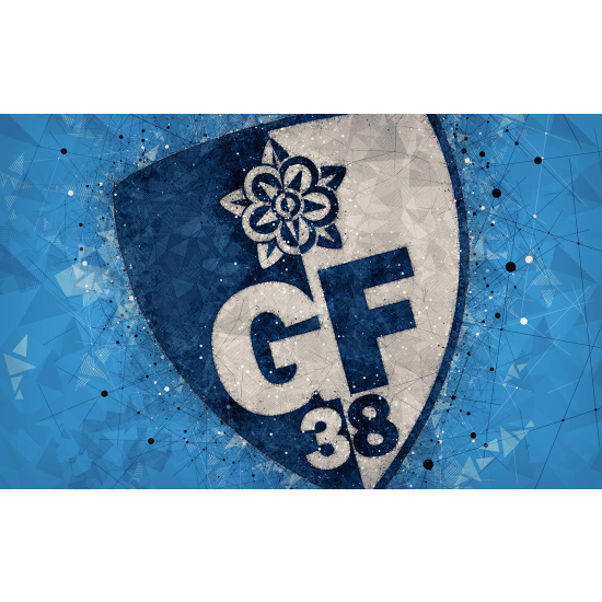 Papel pintado panorámico Pie / Fútbol - GF 38 - Grenoble Foot 38