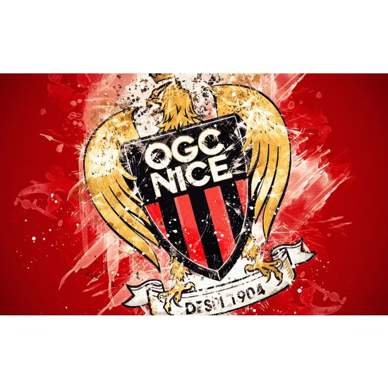 Papel pintado panorámico Pie / Fútbol - OGC Niza