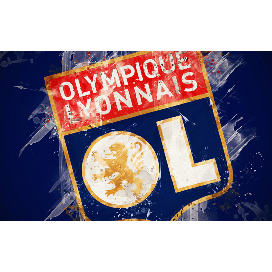 Papel pintado panorámico Pie / Fútbol - OL - Olympique de Lyon