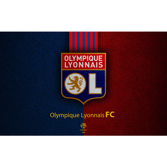 Papel pintado panorámico Pie / Fútbol - OL - Olympique de Lyon
