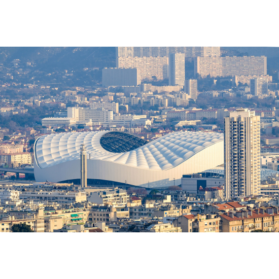 Papel pintado panorámico Pie / Fútbol - OM - Estadio Orange Vélodrome