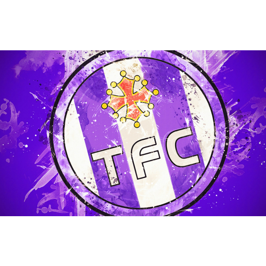Papel pintado panorámico Pie / Fútbol - TFC - Club de fútbol de Toulouse