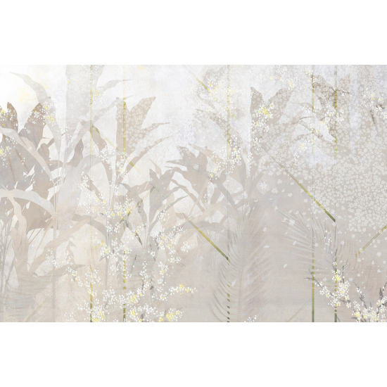 Papel pintado panorámico - Plantas abstractas