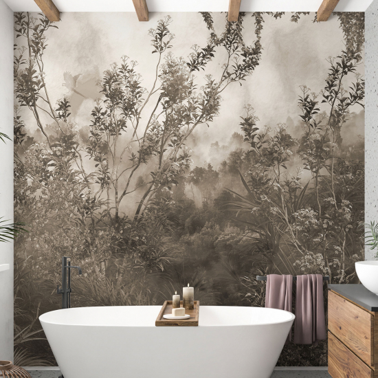 Papel pintado panorámico - Plantas silvestres