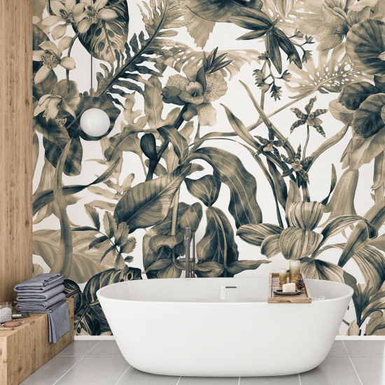 Papel pintado panorámico - Plantas tropicales