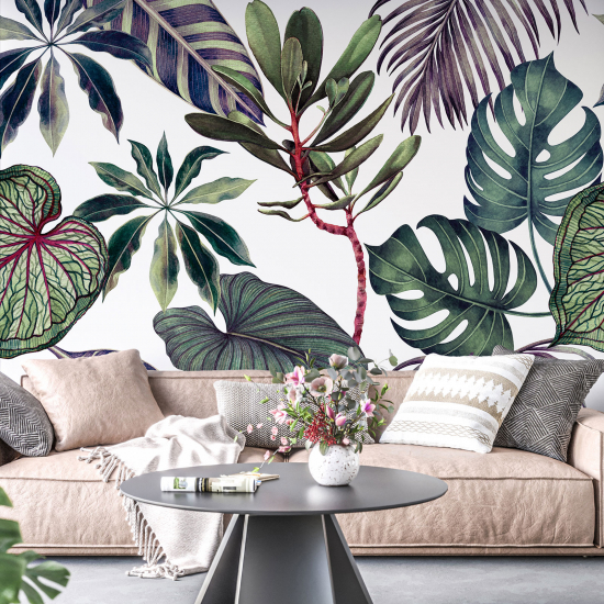 Papel pintado panorámico - Plantas Tropicales