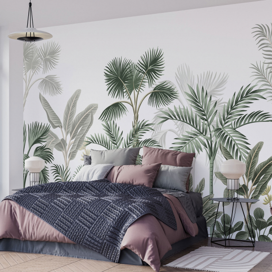 Papel pintado panorámico - Plantas tropicales