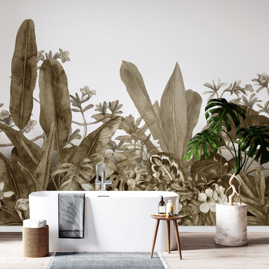 Papel pintado panorámico - Plantas tropicales