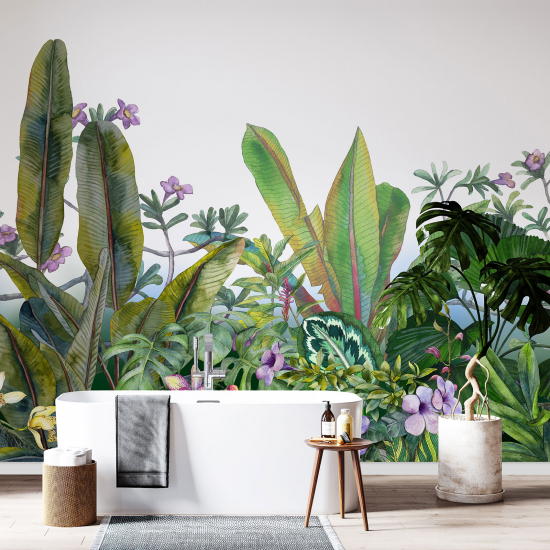Papel pintado panorámico - Plantas tropicales