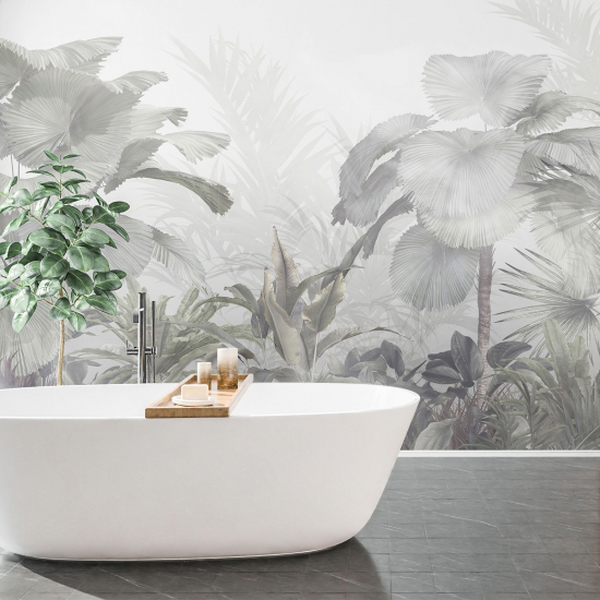 Papel pintado panorámico - Plantas tropicales