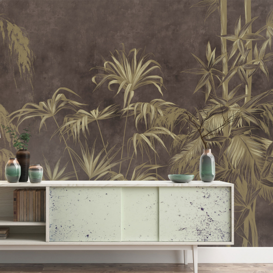 Papel pintado panorámico - Plantas tropicales