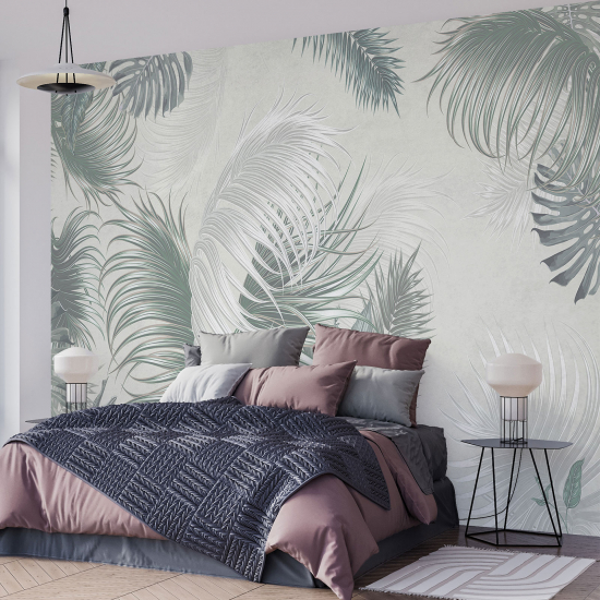 Papel pintado panorámico - Plantas tropicales