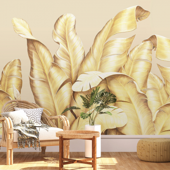 Papel pintado panorámico - Plantas tropicales