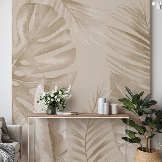 Papel pintado panorámico - Plantas tropicales