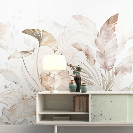 Papel pintado panorámico - Plantas tropicales
