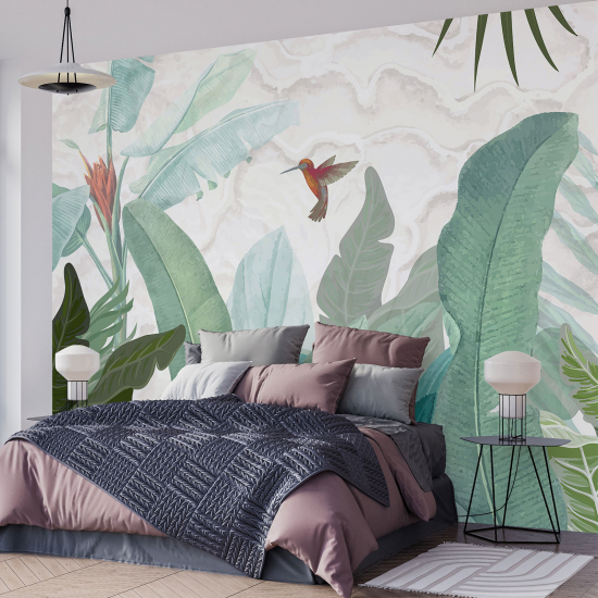 Papel pintado panorámico - Plantas tropicales