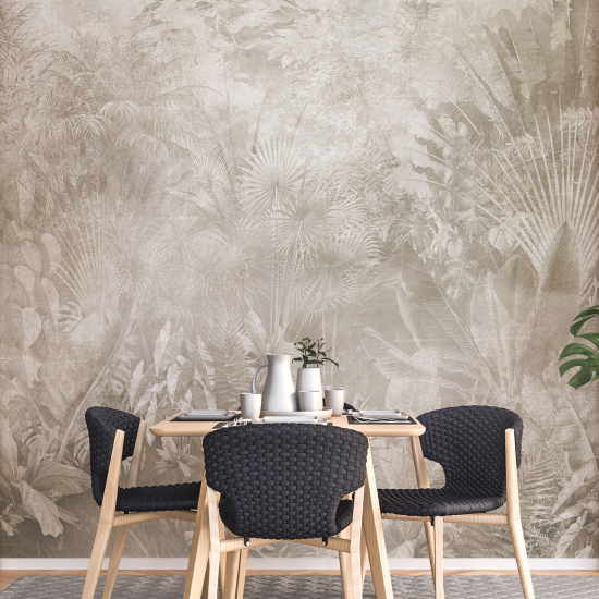 Papel pintado panorámico - Plantas tropicales