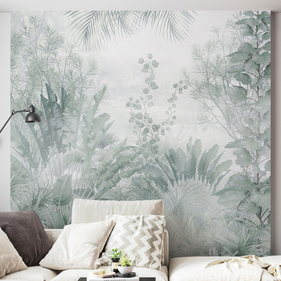 Papel pintado panorámico - Plantas tropicales