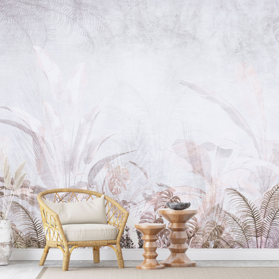 Papel pintado panorámico - Plantas tropicales